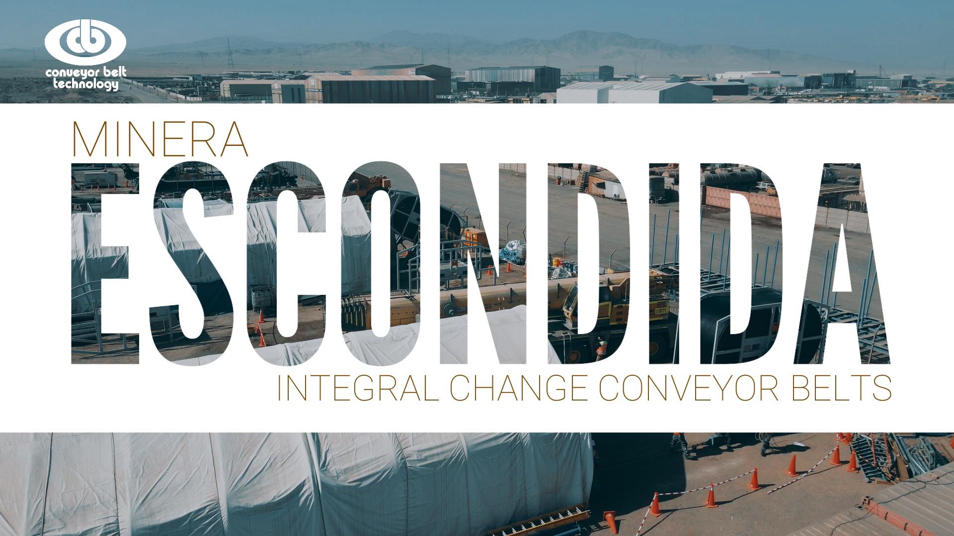 Integral Overland Conveyor Belt Changeout At Minera Escondida - Cbtech