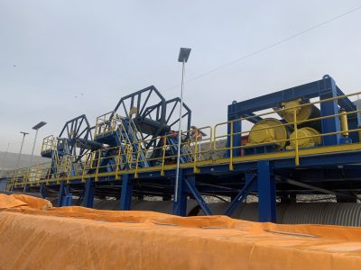 Belt Winder Para Correas Transportadoras De Minería